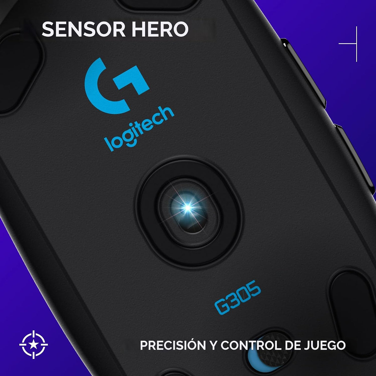 Logitech G 305 Lightspeed - Mouse inalámbrico para juegos, negro +...