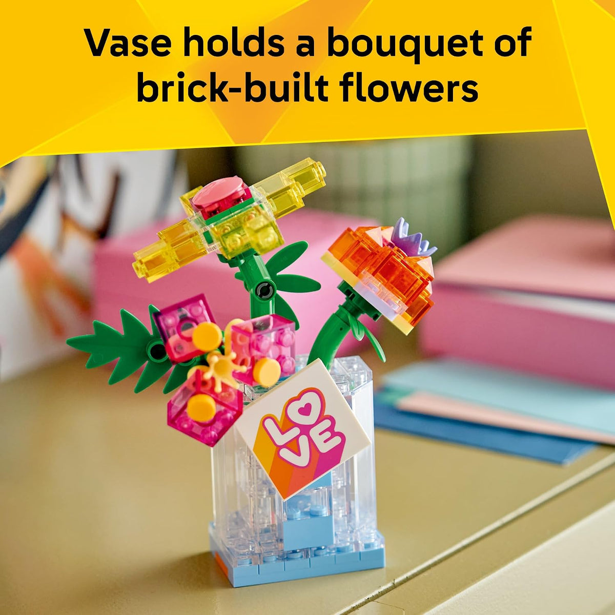 LEGO Creator 31383 - Botella de perfume de decoración floral 3 en 1...