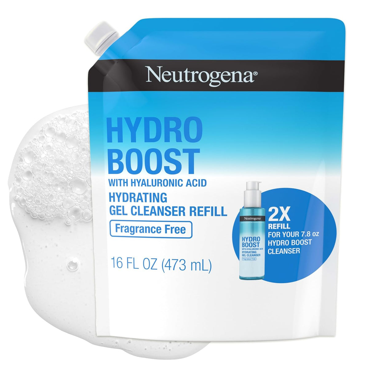Neutrogena Hydro Boost Limpiador Facial de Gel Hidratante Sin Fraga...