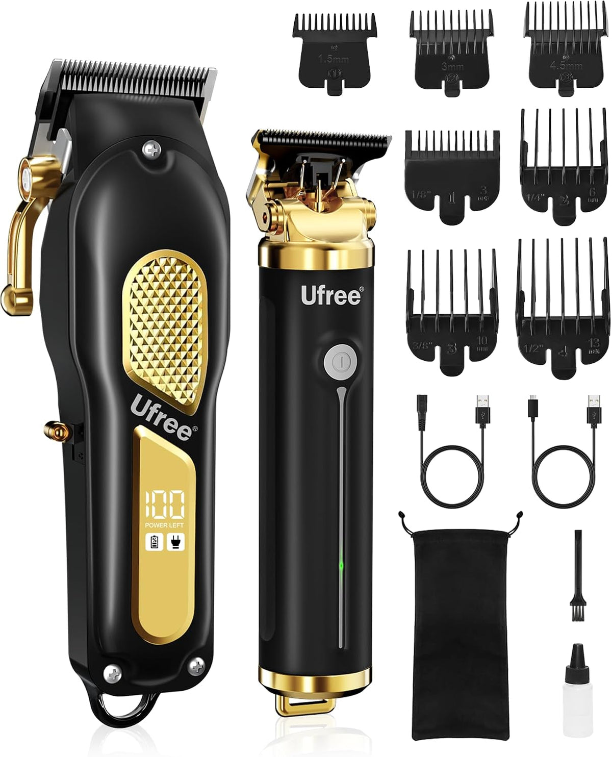 Ufree Juego de cortapelos inalámbricos para hombres, cortapelos y |...