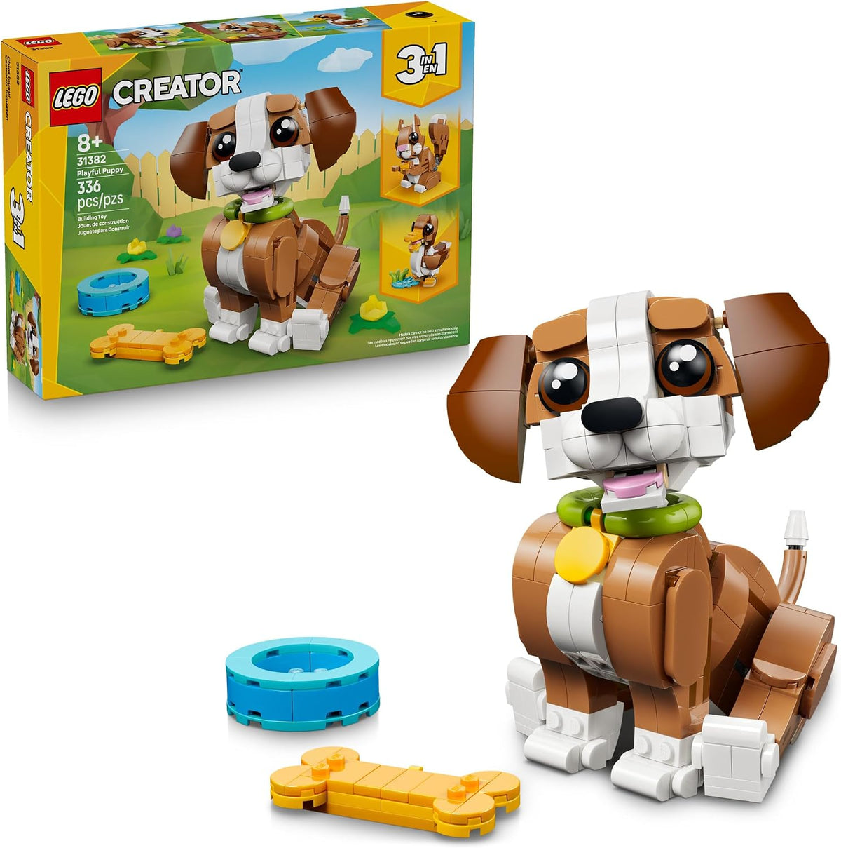 LEGO Creator 3 en 1 Cute Animals: Juguetón Cachorro Perro 31382 | J...