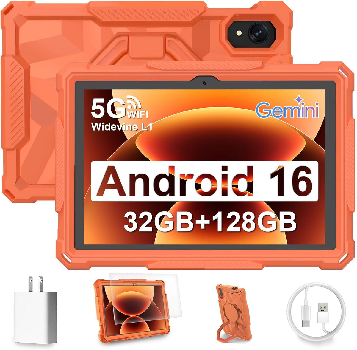 SCREENOVATE Tableta 10 pulgadas Android 16 tableta, 32GB RAM 128GB...