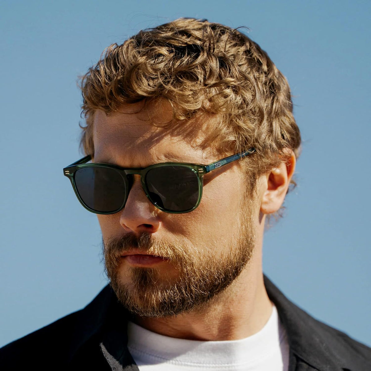 WMP Eyewear - Gafas de sol polarizadas modernas y redondas para hom...