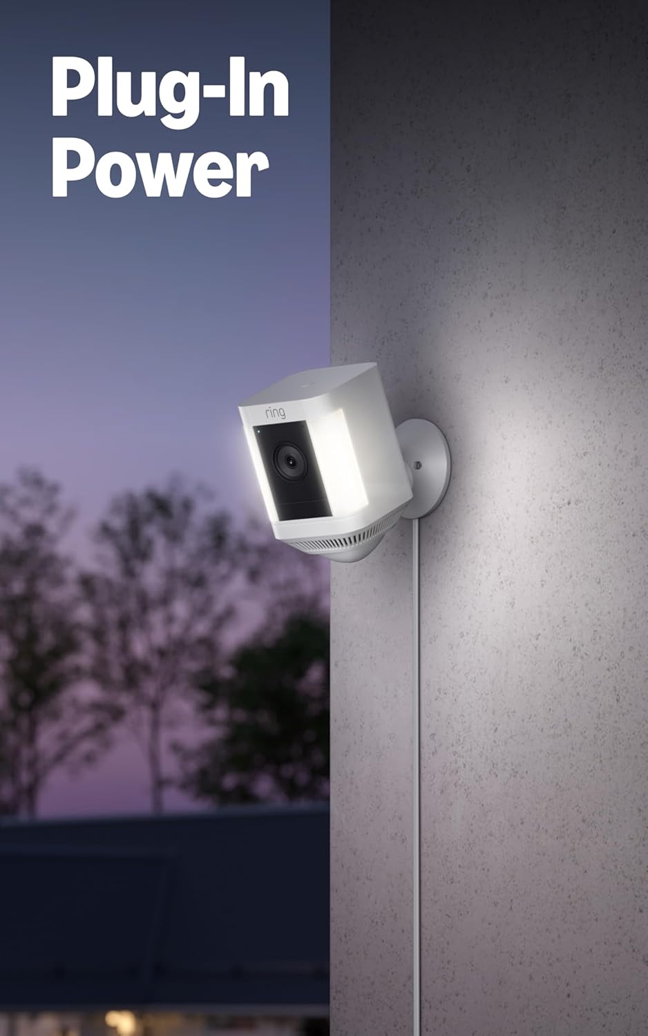 Ring Spotlight Cam Plus (Wired) | Comunicación bidireccional, visió...