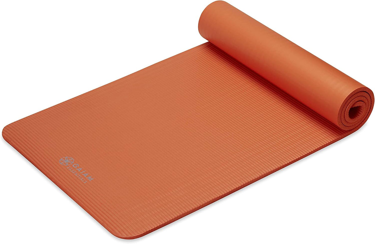 Gaiam Tapete de yoga grueso, esterilla de ejercicio y fitness con c...