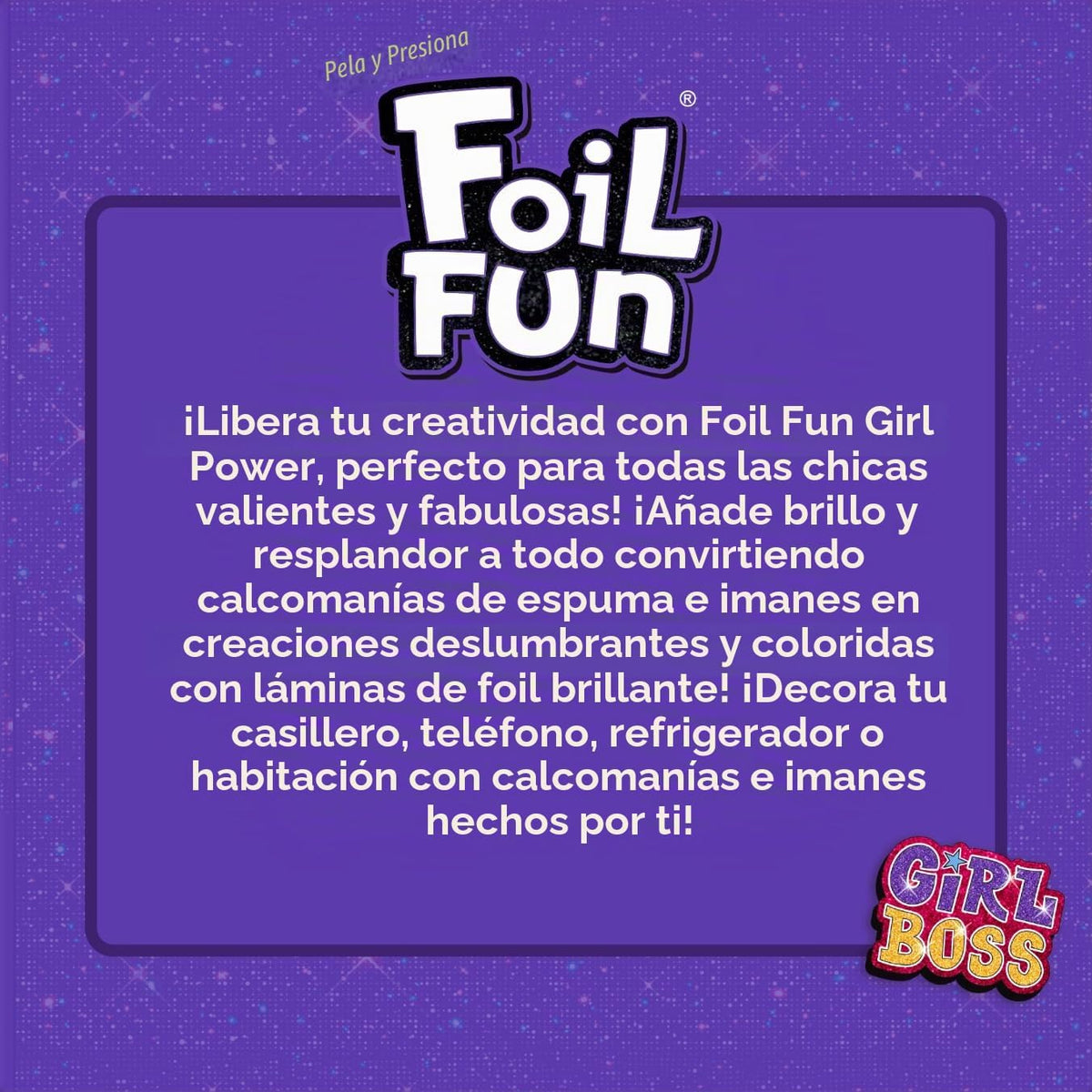 Skillmatics Foil Fun Girl Power, actividad artística y artesanal, r...