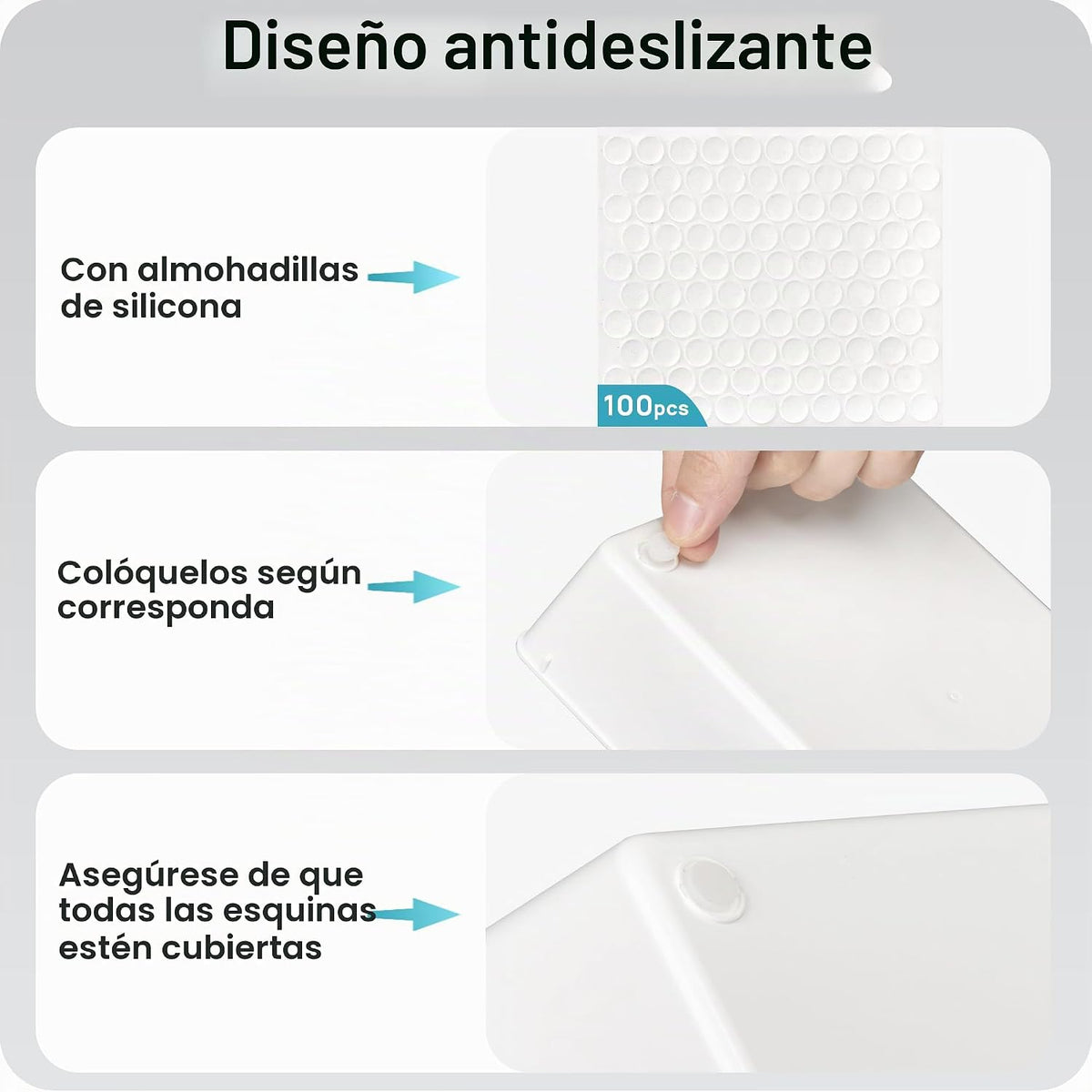 Vtopmart - Juego de 25 organizadores de cajones de plástico, 4 tama...