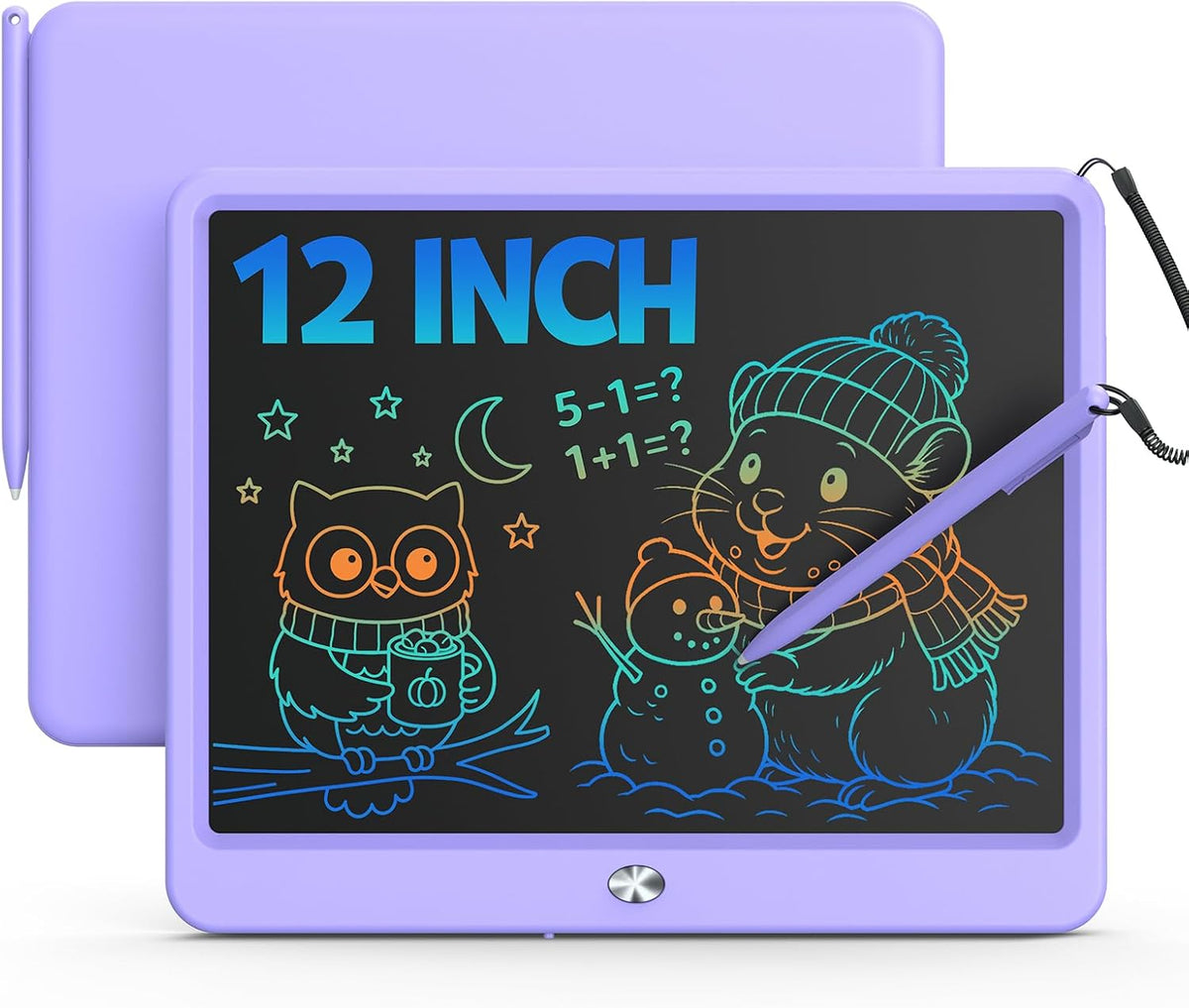 Bravokids Tableta de escritura LCD de 12 pulgadas para niños de 3 a...