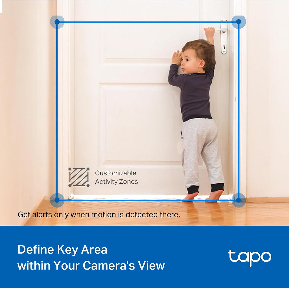 Cámara de seguridad con cable Tapo 2K para interiores/exteriores pa...