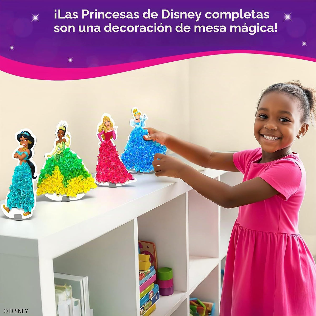Skillmatics Poke-in Art - Princesas Disney, kit de manualidades de...