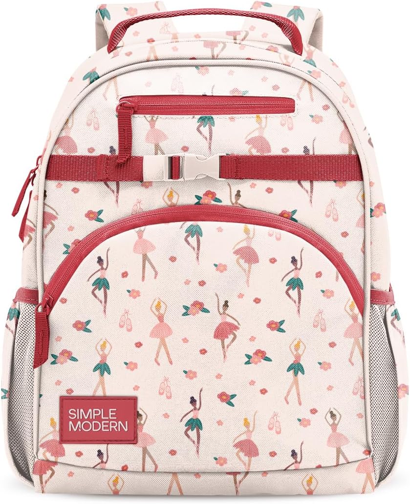 Simple Modern Mochila infantil para escuela, niñas, niños | 12L | B...
