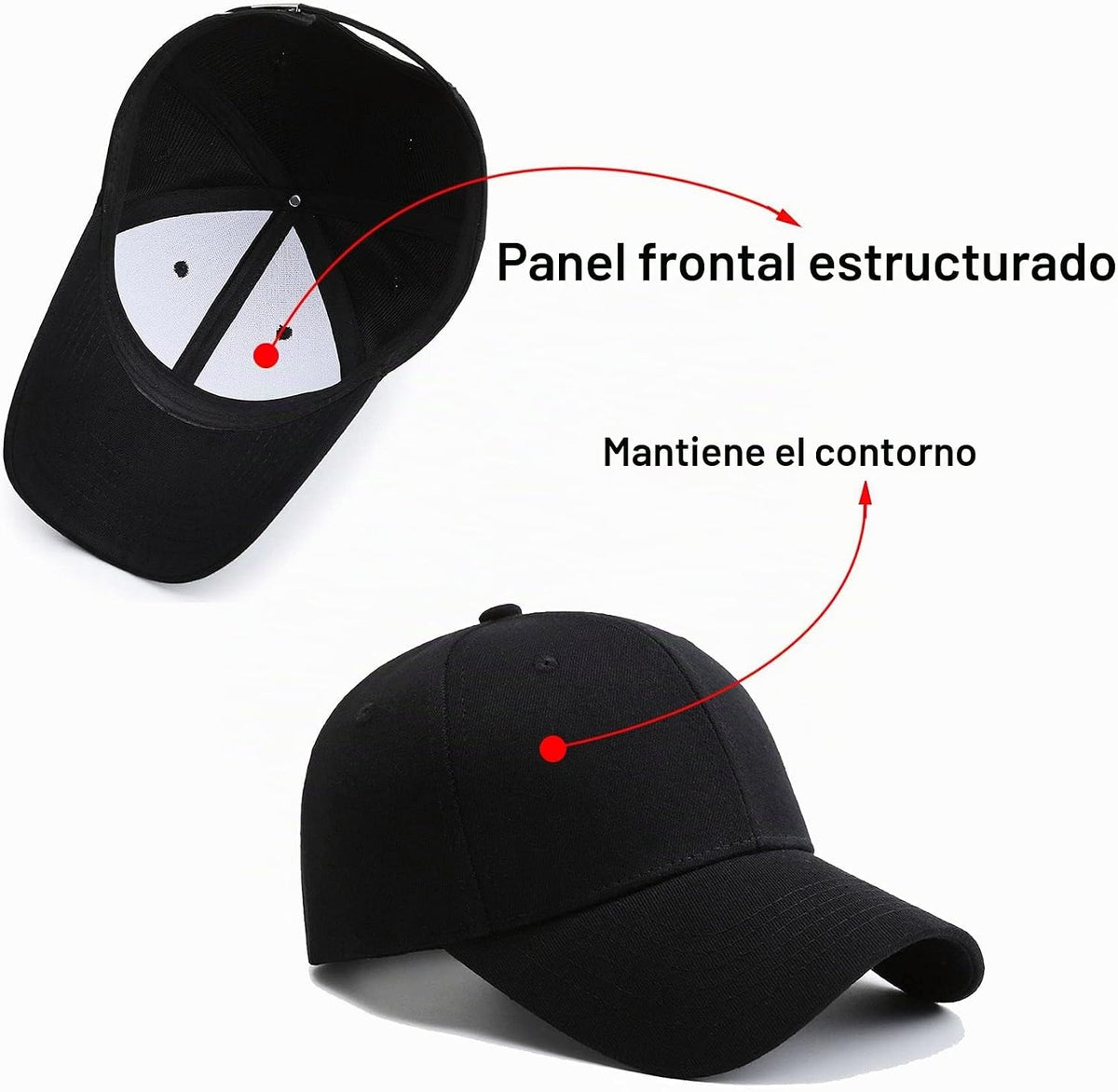 PFFY 2 paquetes de gorra de béisbol Golf Dad Hat para hombres y muj...
