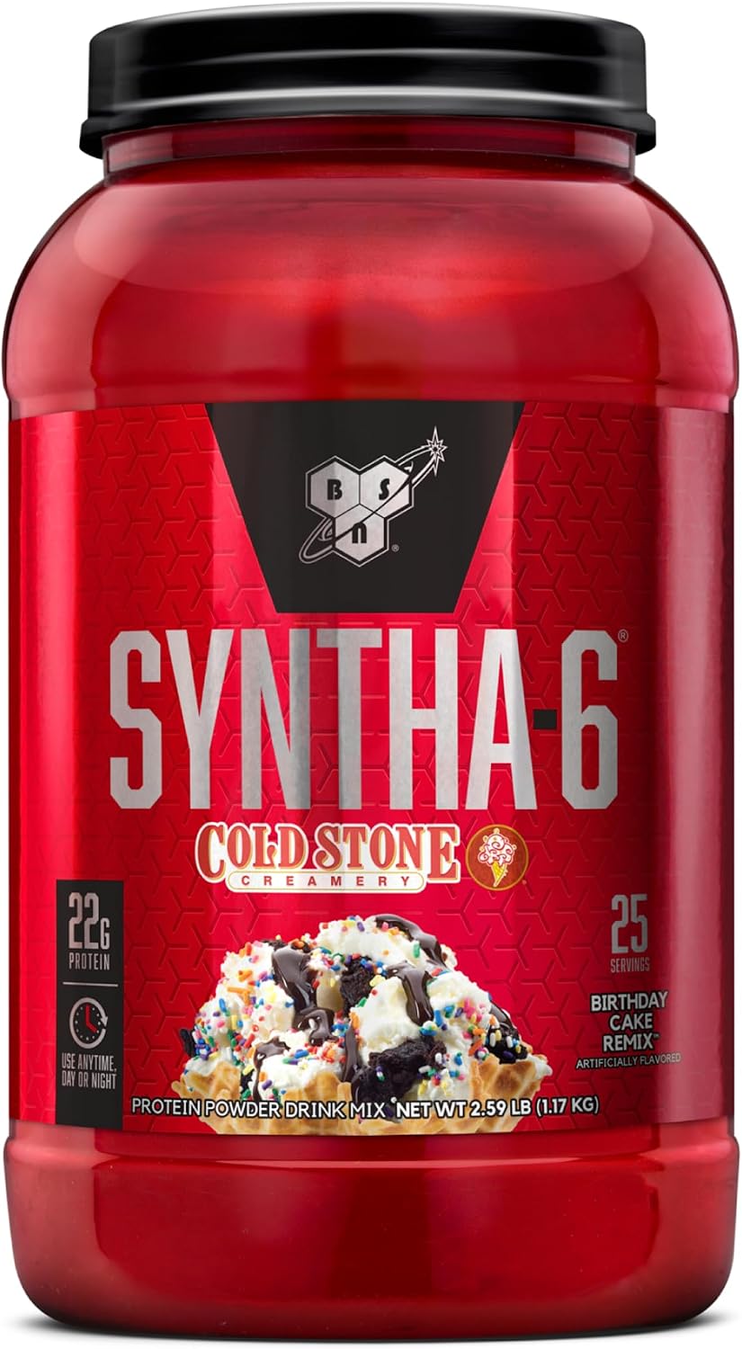 BSN SYNTHA-6 - Proteína de suero en polvo, crema de piedra fría, sa...