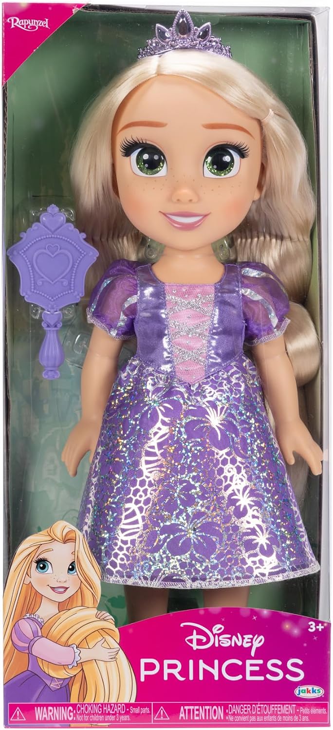 Disney Princess My Friend - Muñeca Rapunzel de 14 pulgadas de alto,...
