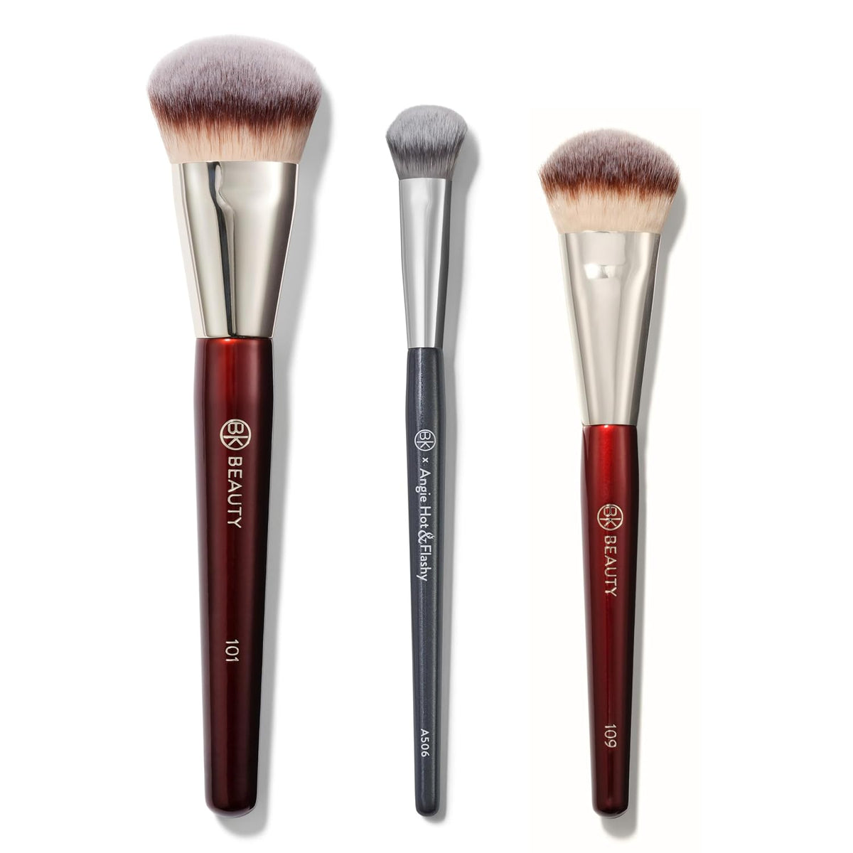 BK Beauty Set de brochas - A506, 109 y 101 para corrector, base con...