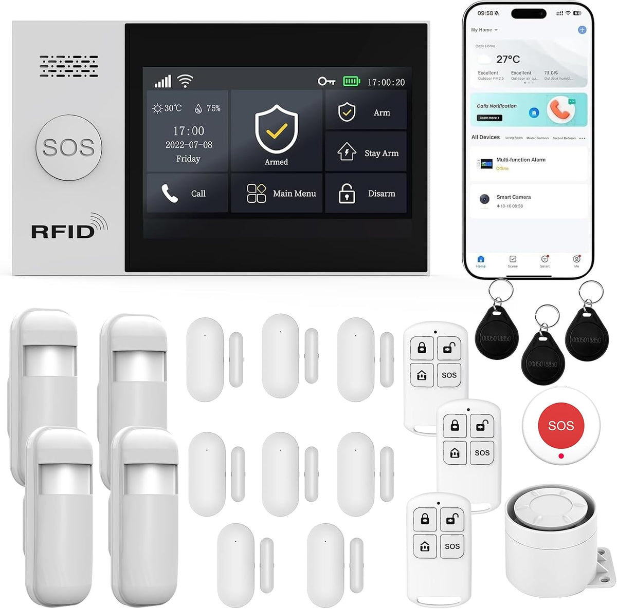 Sistemas de seguridad para el hogar Sistema de alarma para la segur...