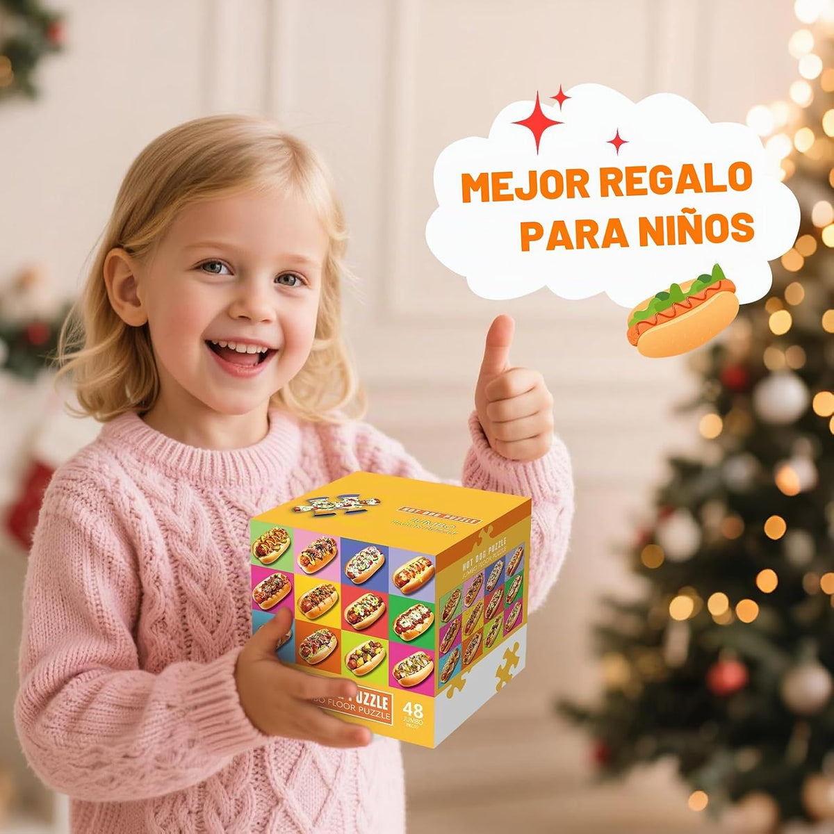 Rompecabezas de suelo jumbo para niños, rompecabezas de 48 piezas p...