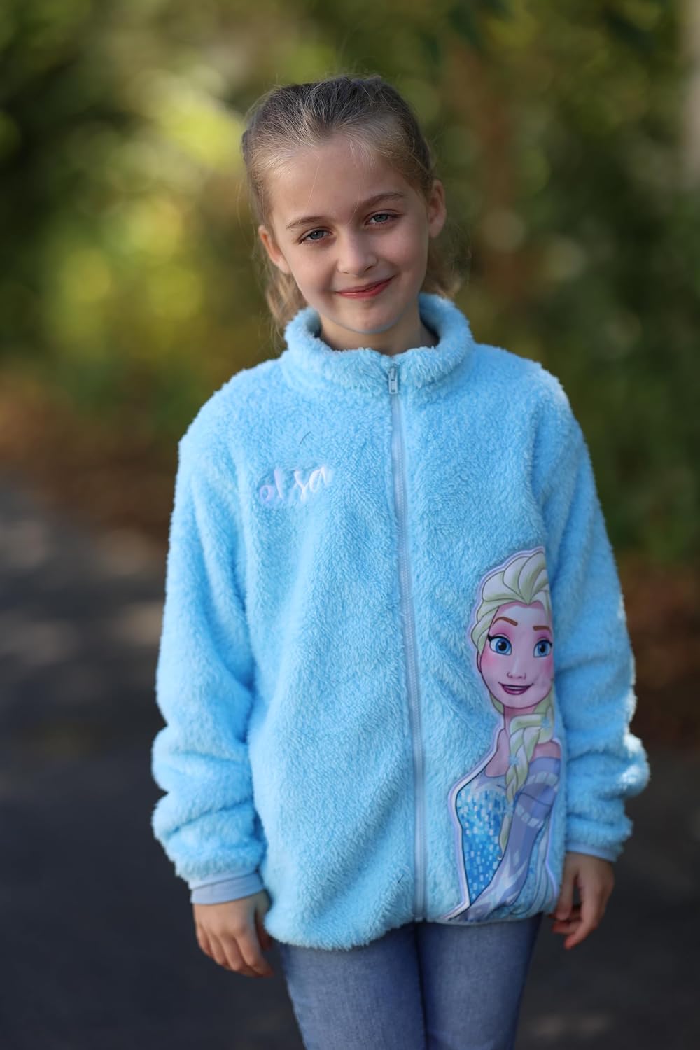 Disney Stitch Frozen Elsa Minnie Mickey - Chaqueta de forro polar p...