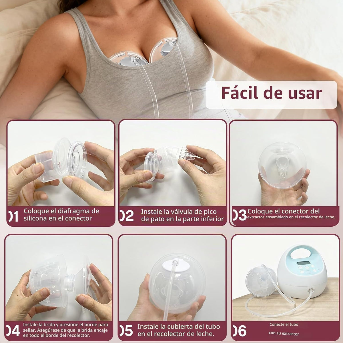 1 paquete de 0.669 in CaraCups Wearable Milk Collection, tazas de c...