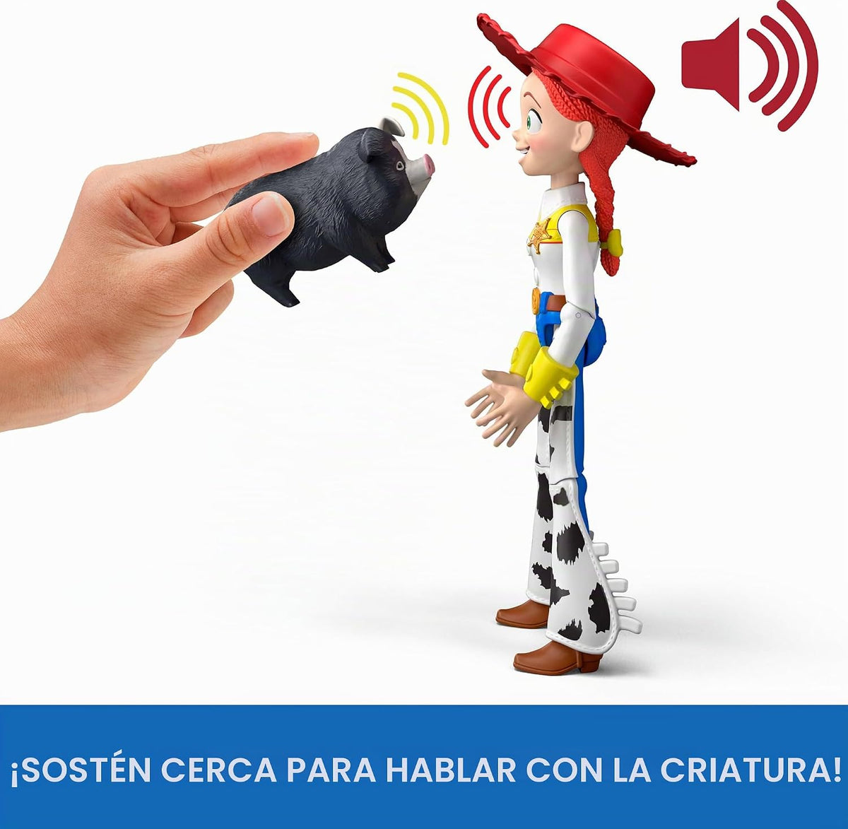 Mattel Disney y Pixar Toy Story 5 Critter Talk Jessie | Figura de a...