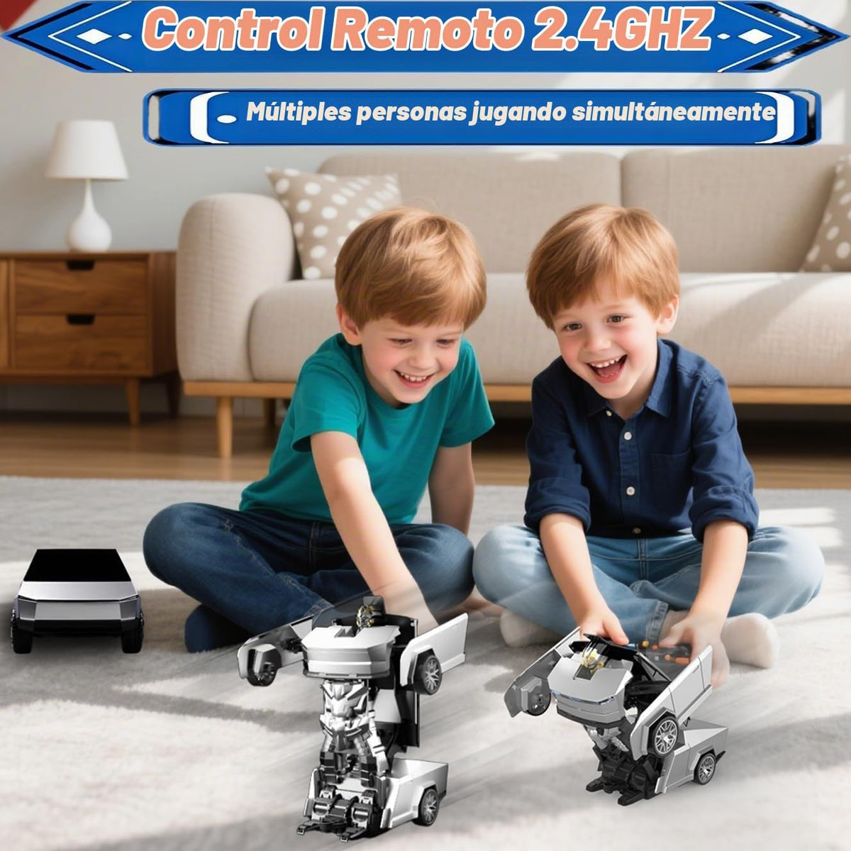 Juguete de robot transformable con control remoto Cyberpick, juguet...