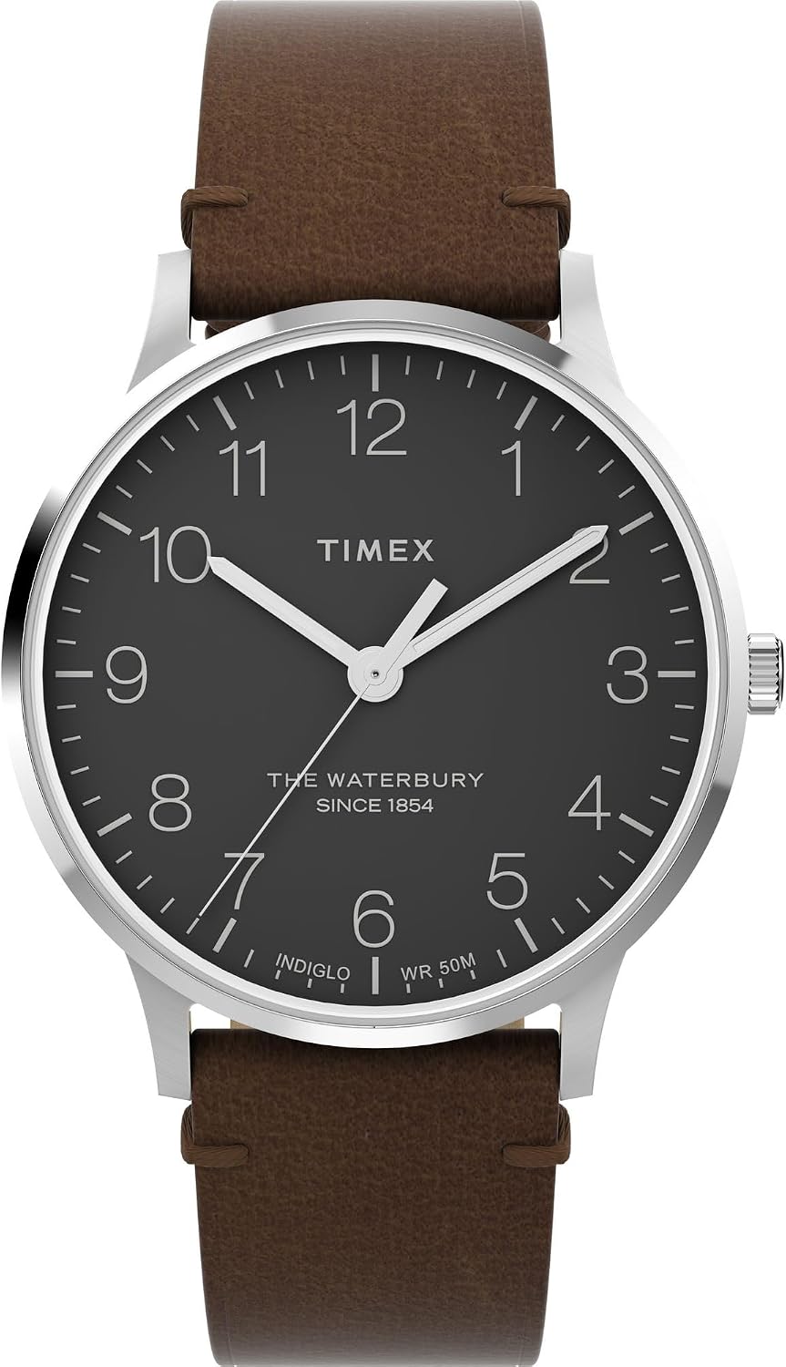 Timex Reloj clásico Waterbury para hombre de 40 mm