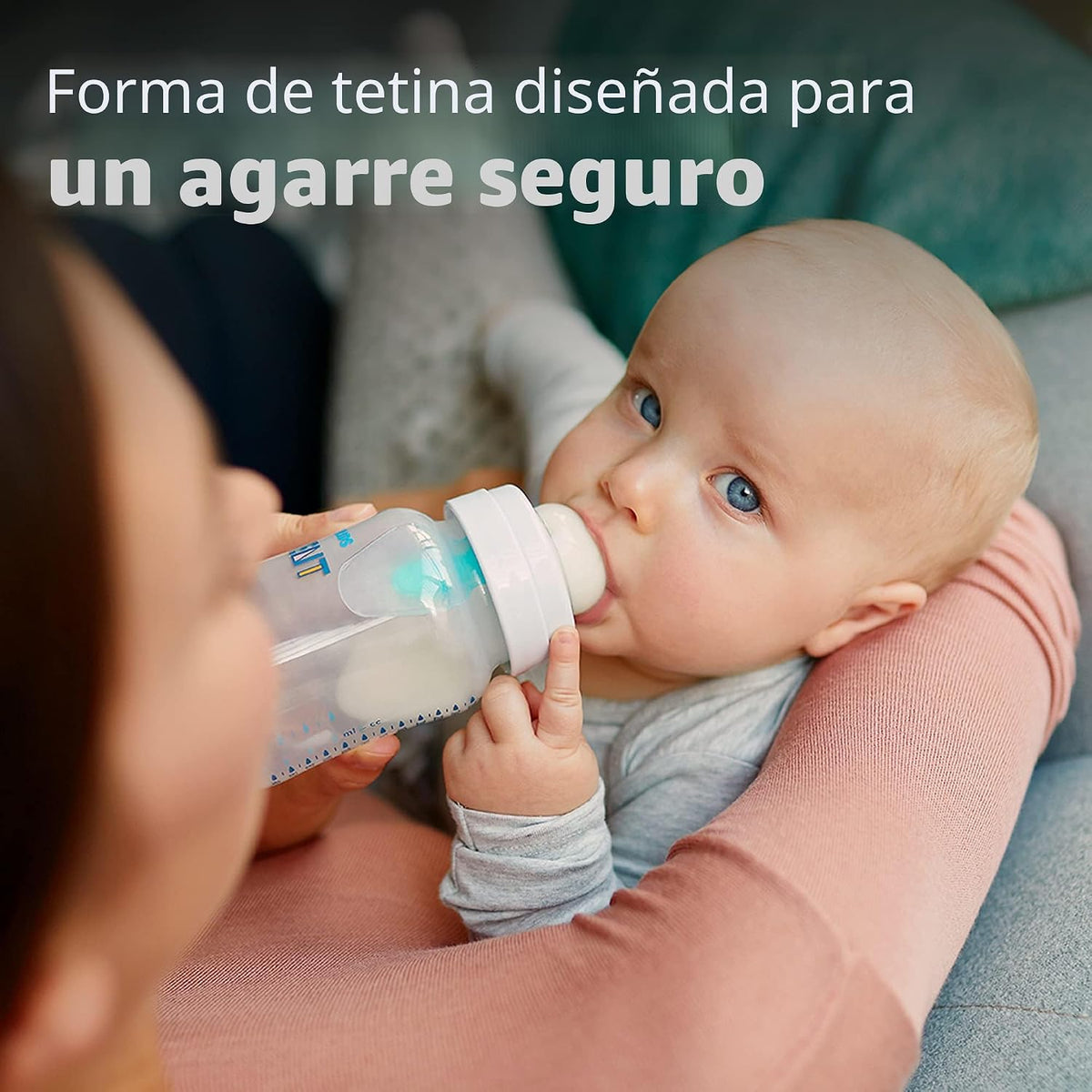 Philips Avent Biberón anticólicos con ventilación AirFree, flujo me...