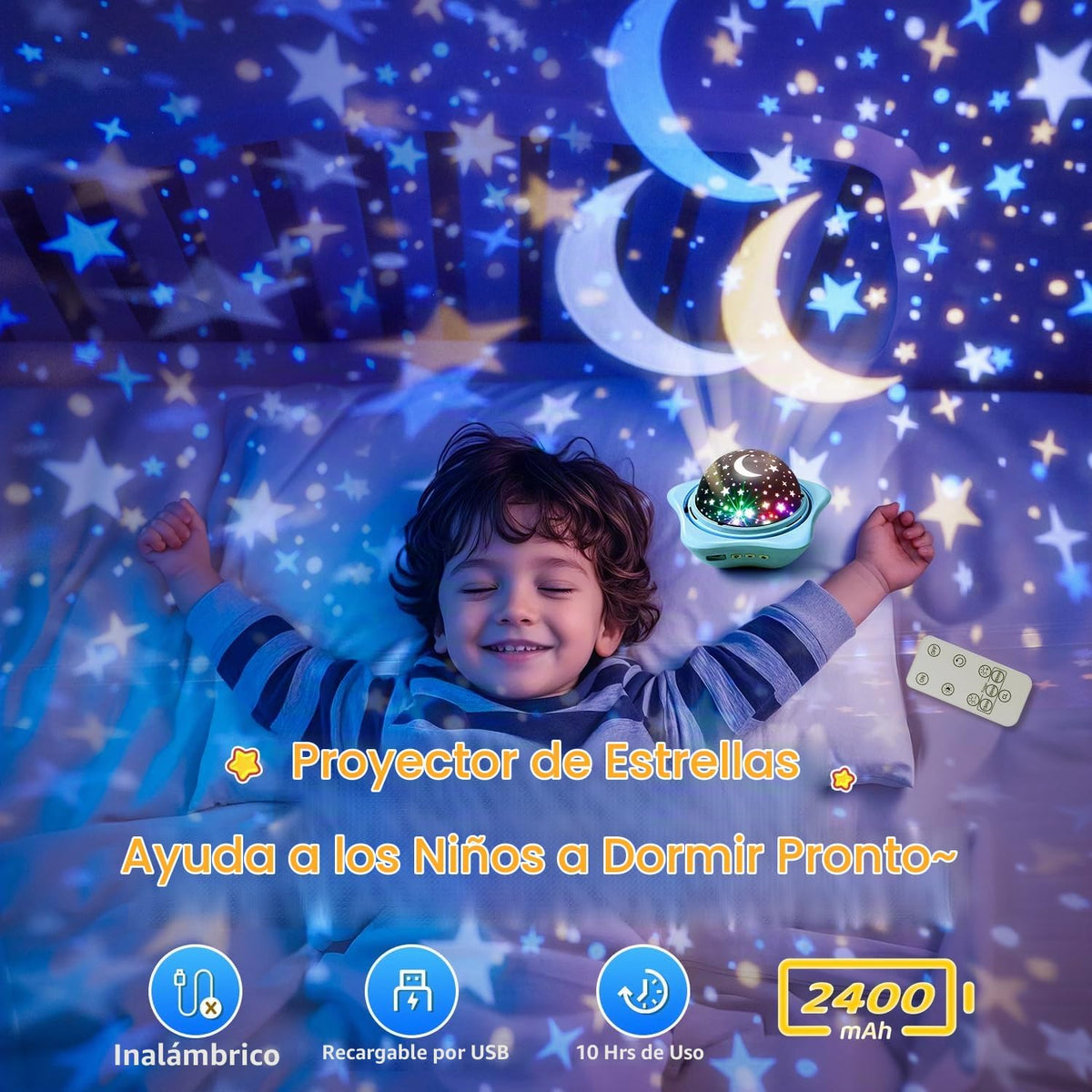 Onefire Proyector de Estrellas Juguetes Luminosos, Estrellas que Br...