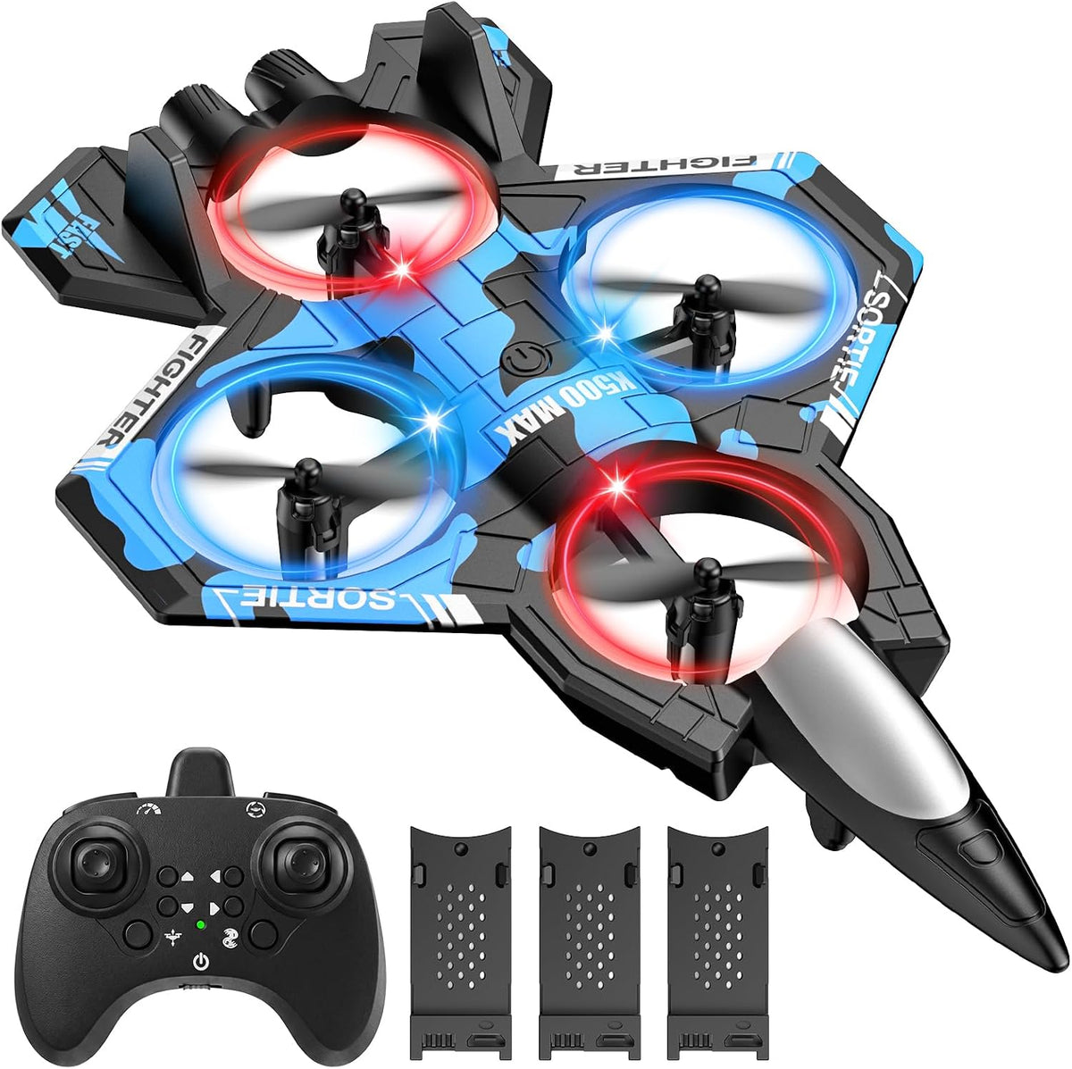 Avión RC para niños, avión con control remoto para niños y niñas, r...