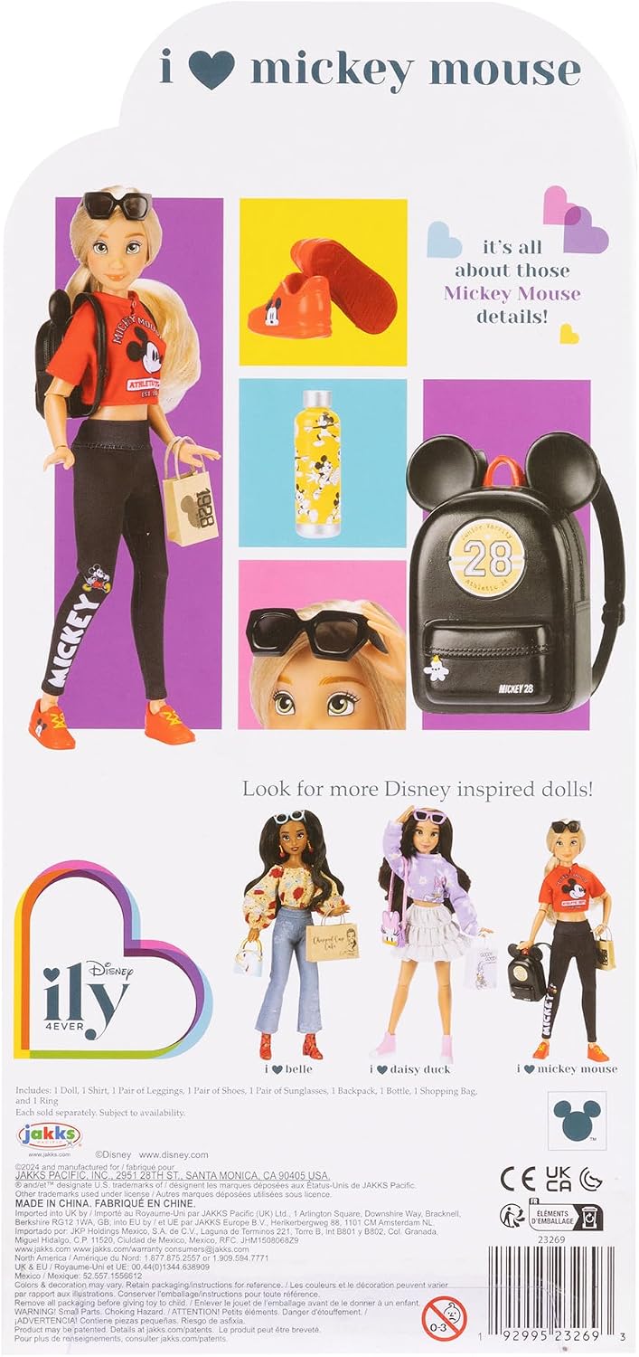 Disney ILY 4EVER - Muñecas de moda inspiradas en Mickey de 11.5 pul...