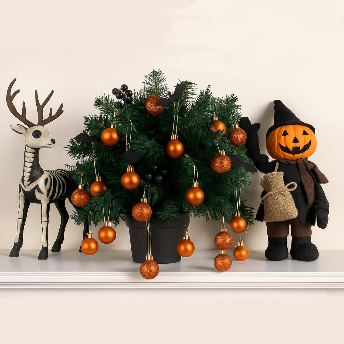 Adornos de bola de Navidad de 30 quilates, decoración de árbol de N...