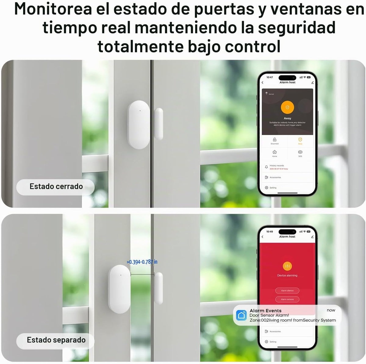 Sistemas inalámbricos de seguridad para el hogar, 24 piezas, WiFi+G...