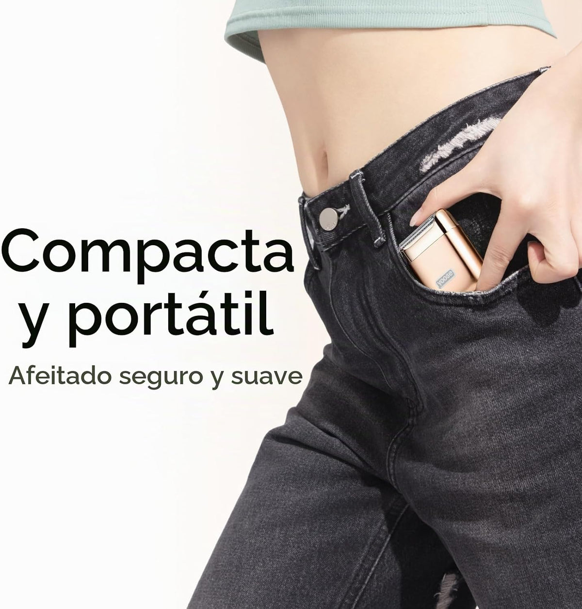 yoose - Maquinillas de afeitar eléctricas para mujer, recortadora d...