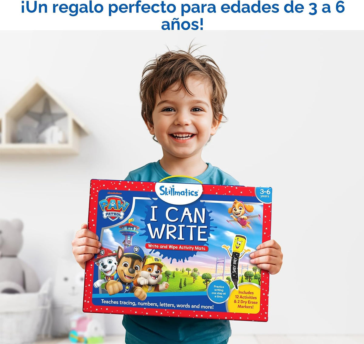 Skillmatics Puedo Escribir - Patrulla Canina, Aprendizaje Preescola...