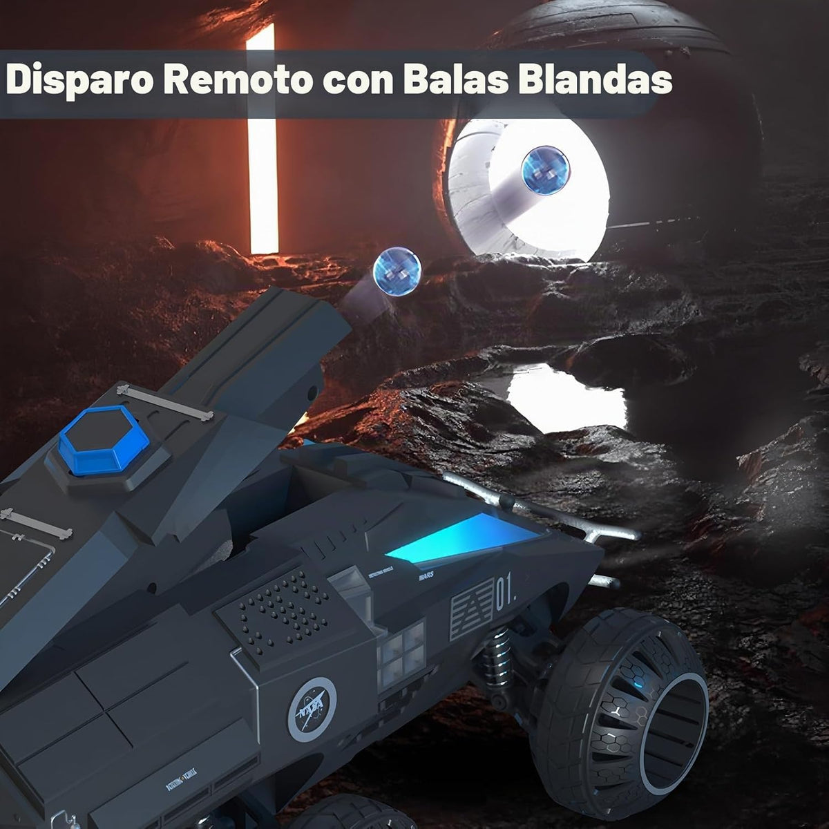 BAODWAM Auto a control remoto, 6 ruedas 2.4GHz 1:12 RC camión de ju...