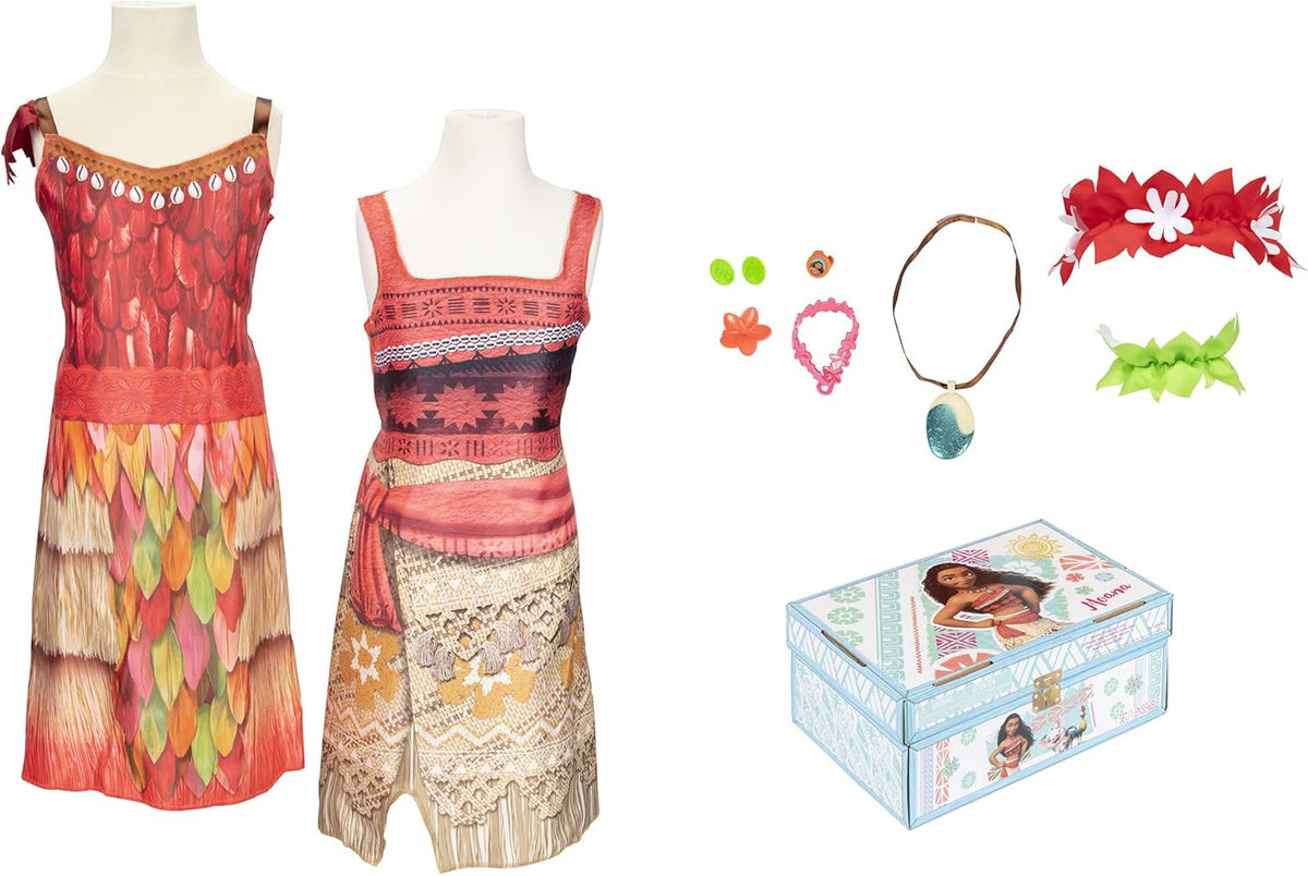 Disney Princess Dress Up Moana Trunk - Juego de isla de 11 piezas 4...