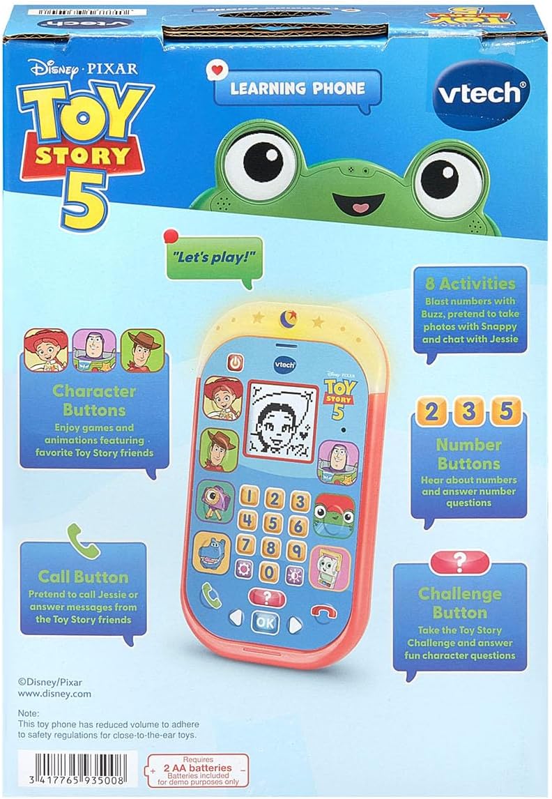 Teléfono de aprendizaje VTech Disney y Pixar Toy Story 5