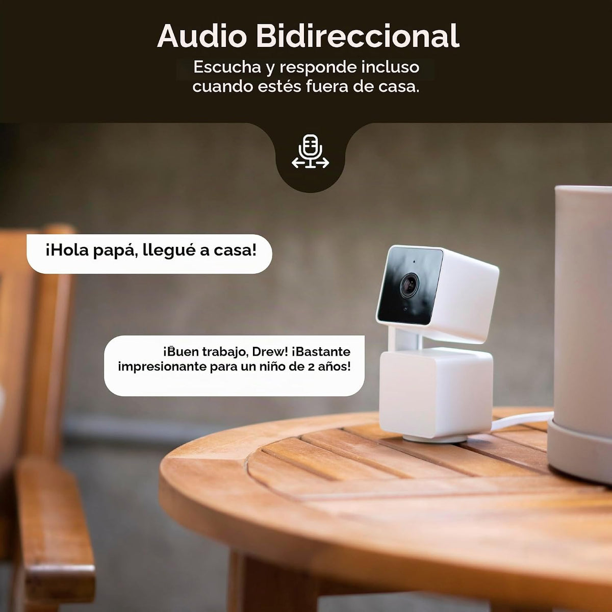 WYZE Cam Pan v3, cámara de seguridad para interiores/exteriores con...