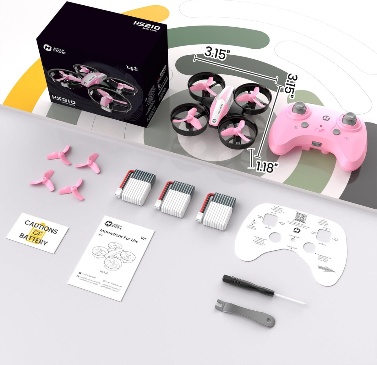 Holy Stone HS210 Mini dron para niños de 8 a 12 años y principiante...