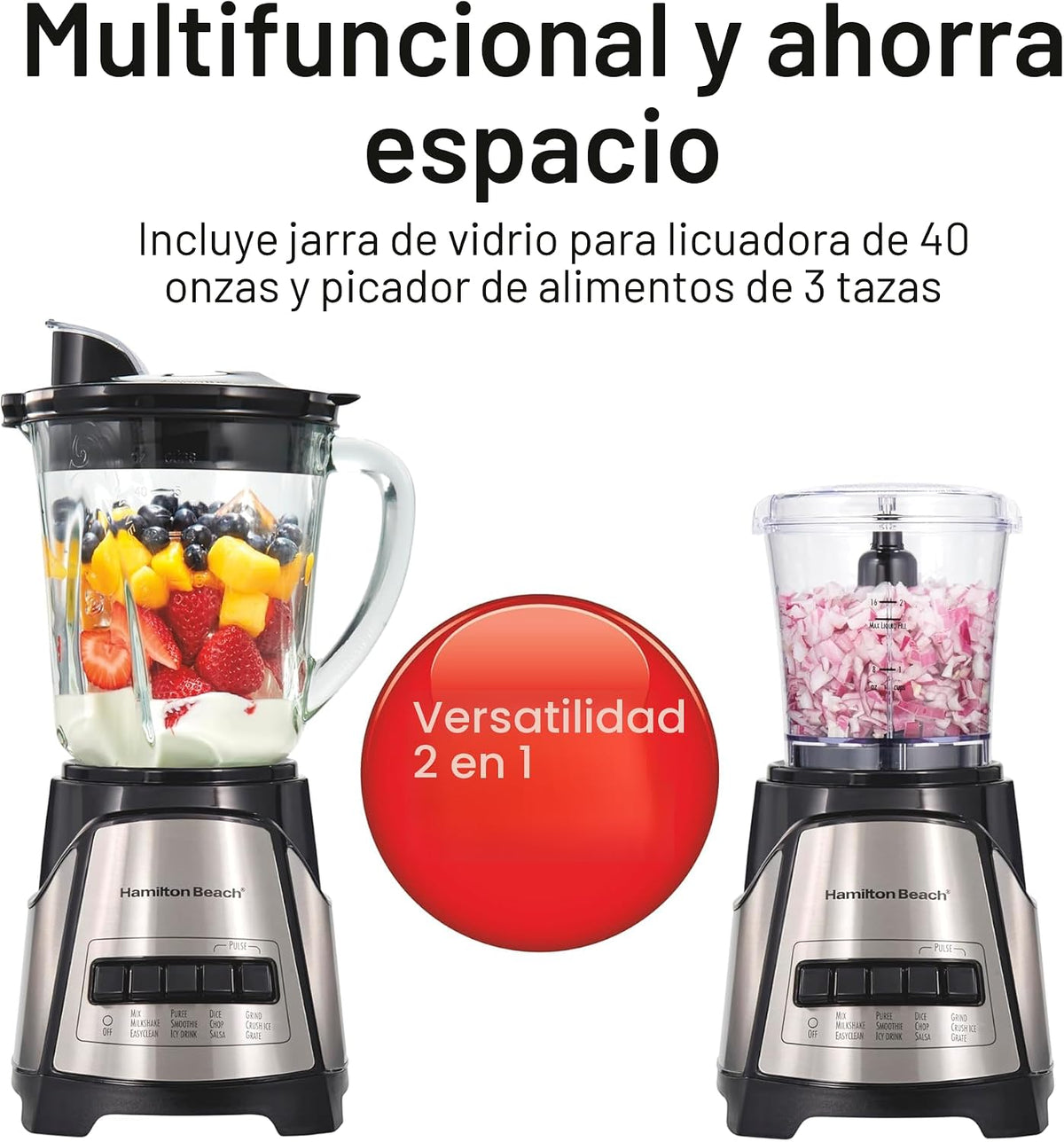 Hamilton Beach Power Elite 58148 licuadora multifunción, Licuadora...