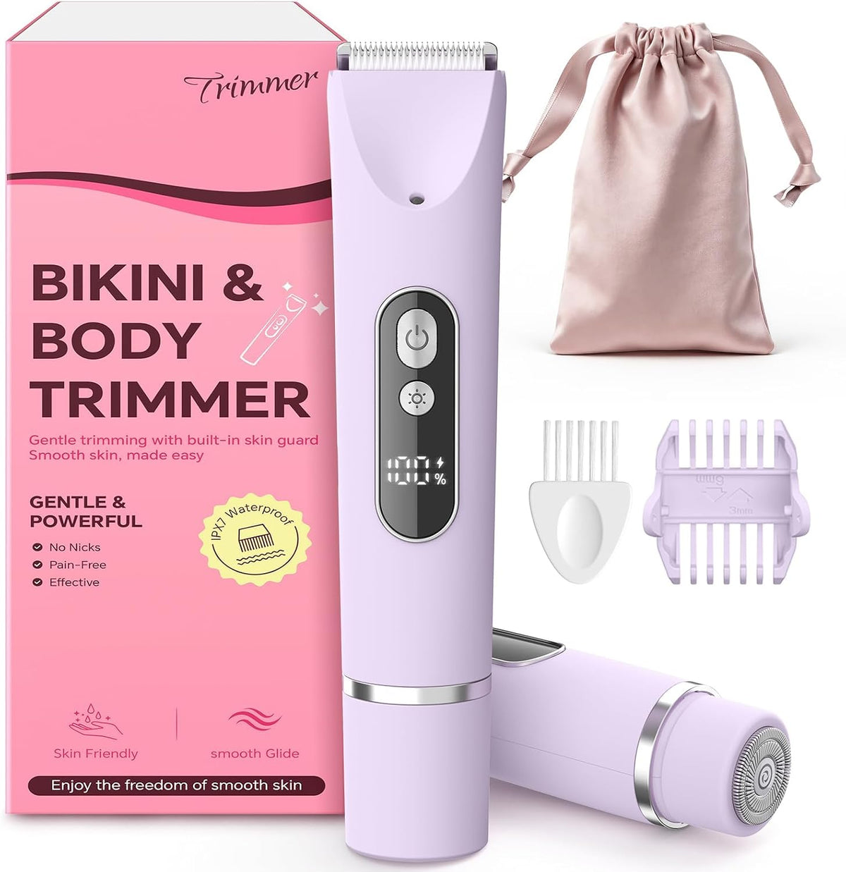 CoolHair Recortadora de bikini para mujer, maquinilla de afeitar el...