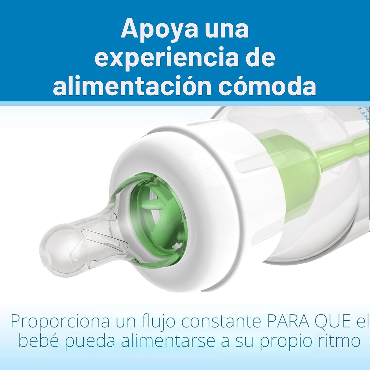 Dr. Brown's Anti-Colic Options+ Biberón estrecho, 2 onzas, paqu...