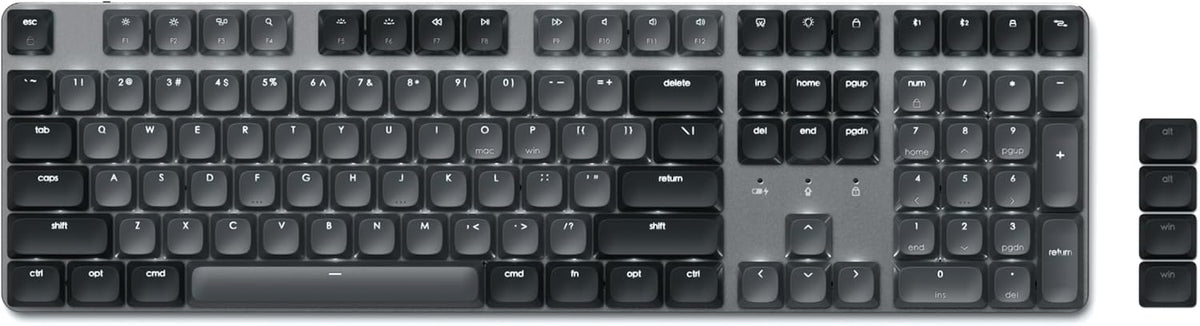 Satechi SM3 - Teclado mecánico para Mac y Windows, 108 teclas de ta...
