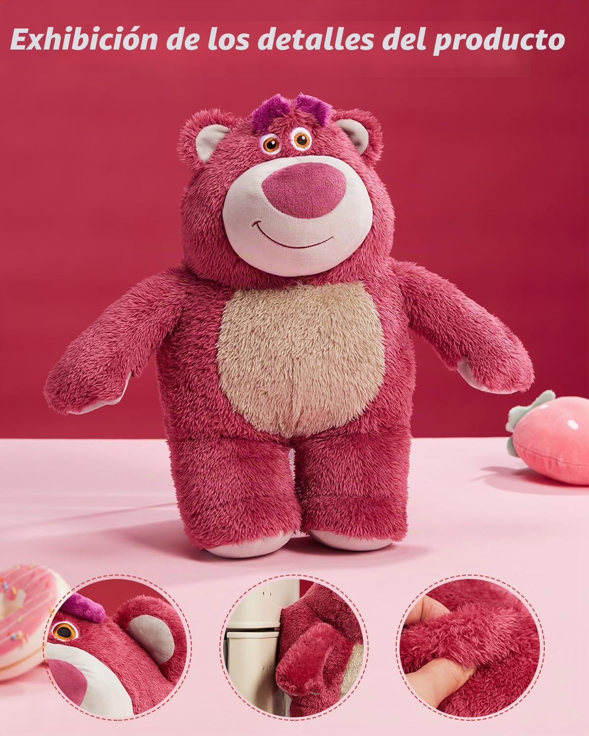 MINISO 12.6" Disney Lotso Peluche Sotry, Pixar Lotso Peluches | Oso...