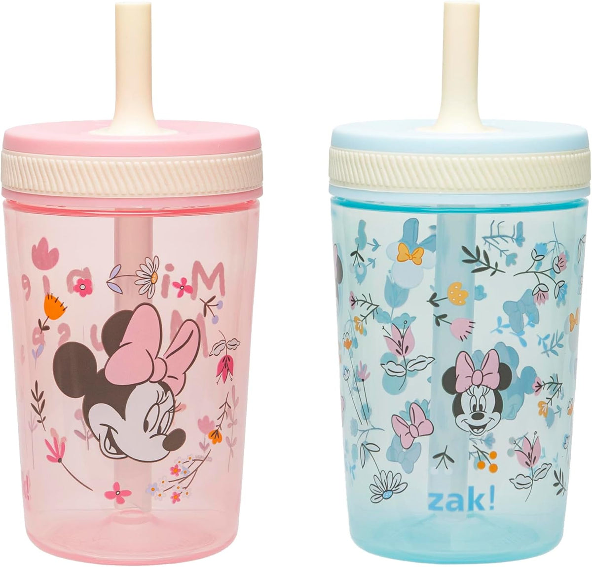 Zak Designs Disney Minnie Mouse Kelso - Vasos para niños pequeños p...
