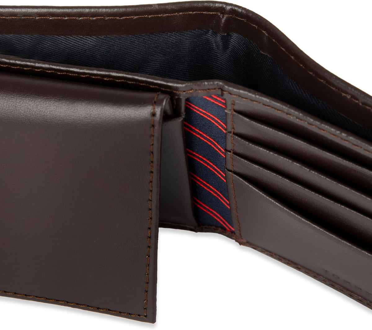 Tommy Hilfiger Cartera Passcase para hombre con ventana de identifi...
