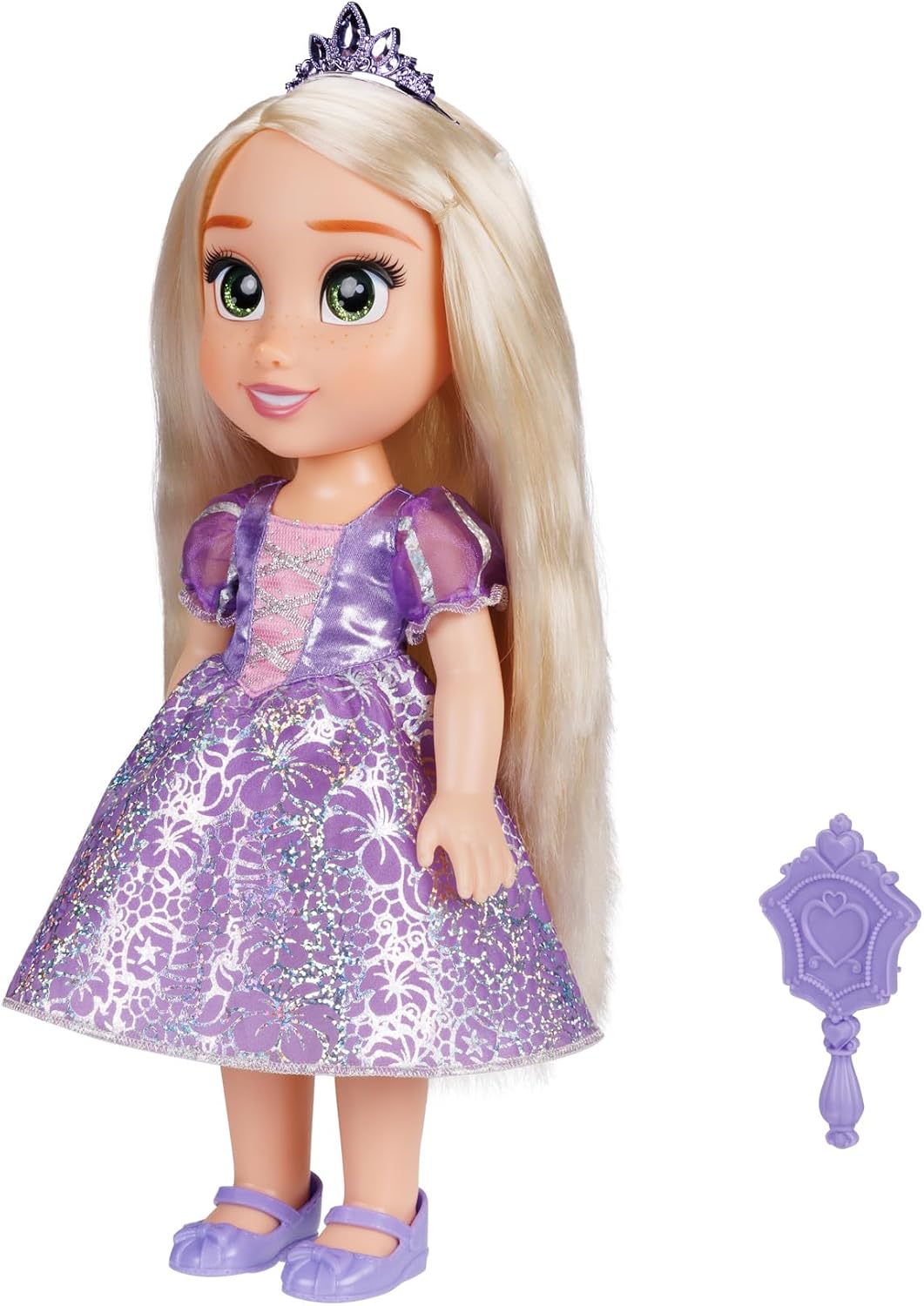 Disney Princess My Friend - Muñeca Rapunzel de 14 pulgadas de alto,...