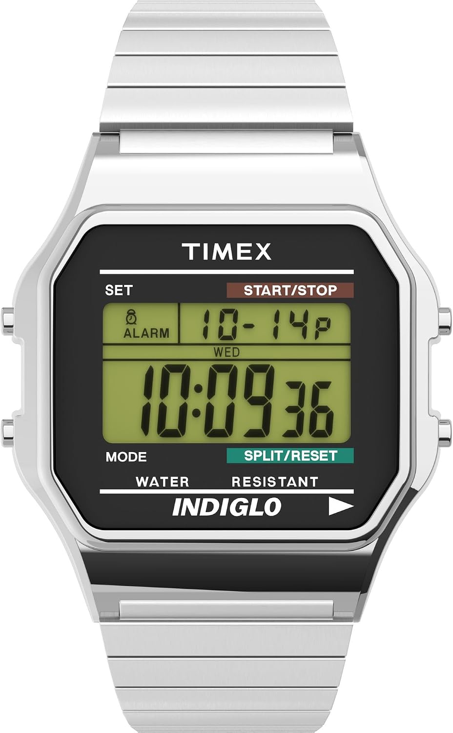 Timex Reloj digital clásico de 34 mm, para hombre