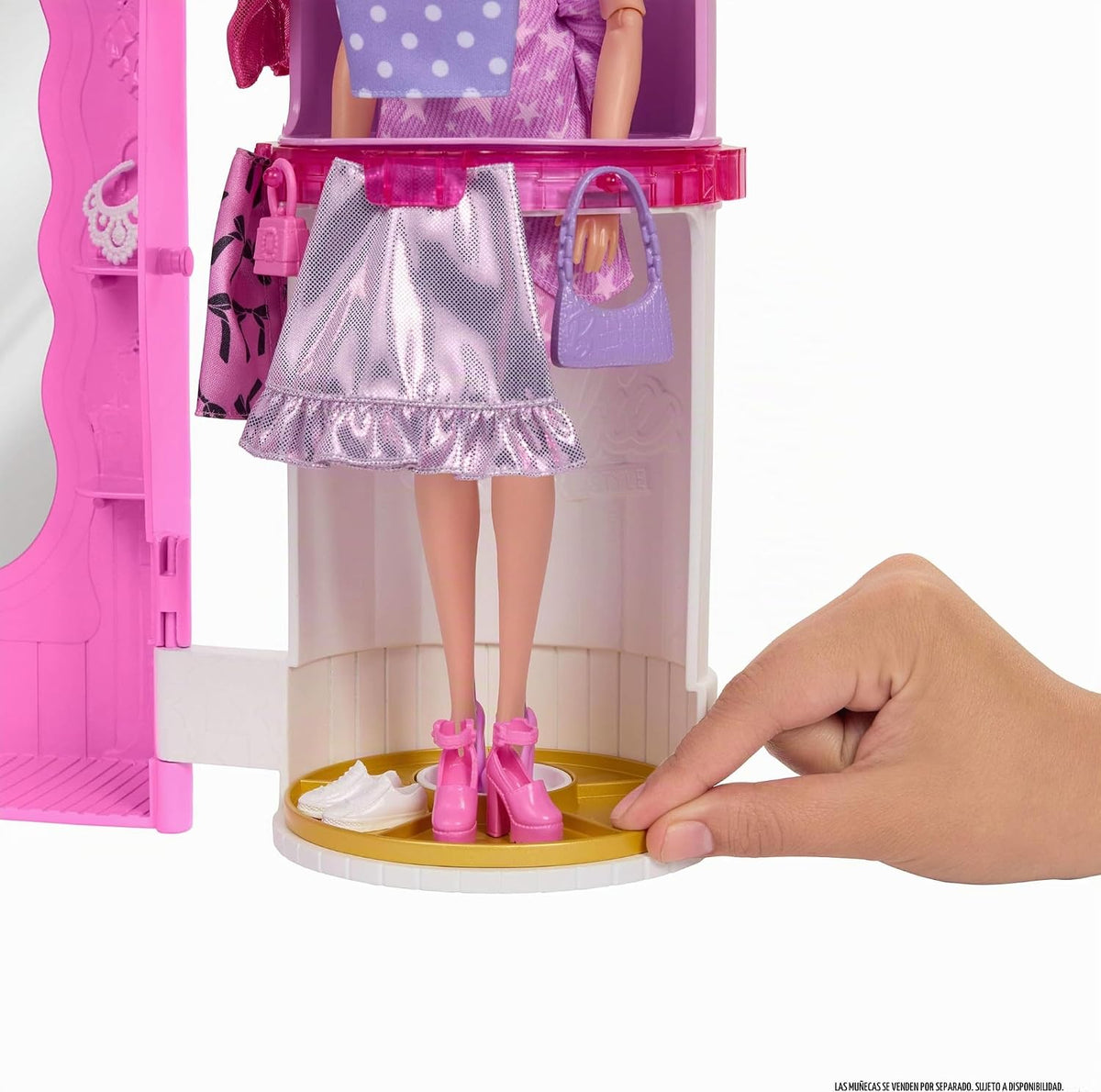 Barbie Spin & Style - Juego de armario y vestidor, nuevo para 2...