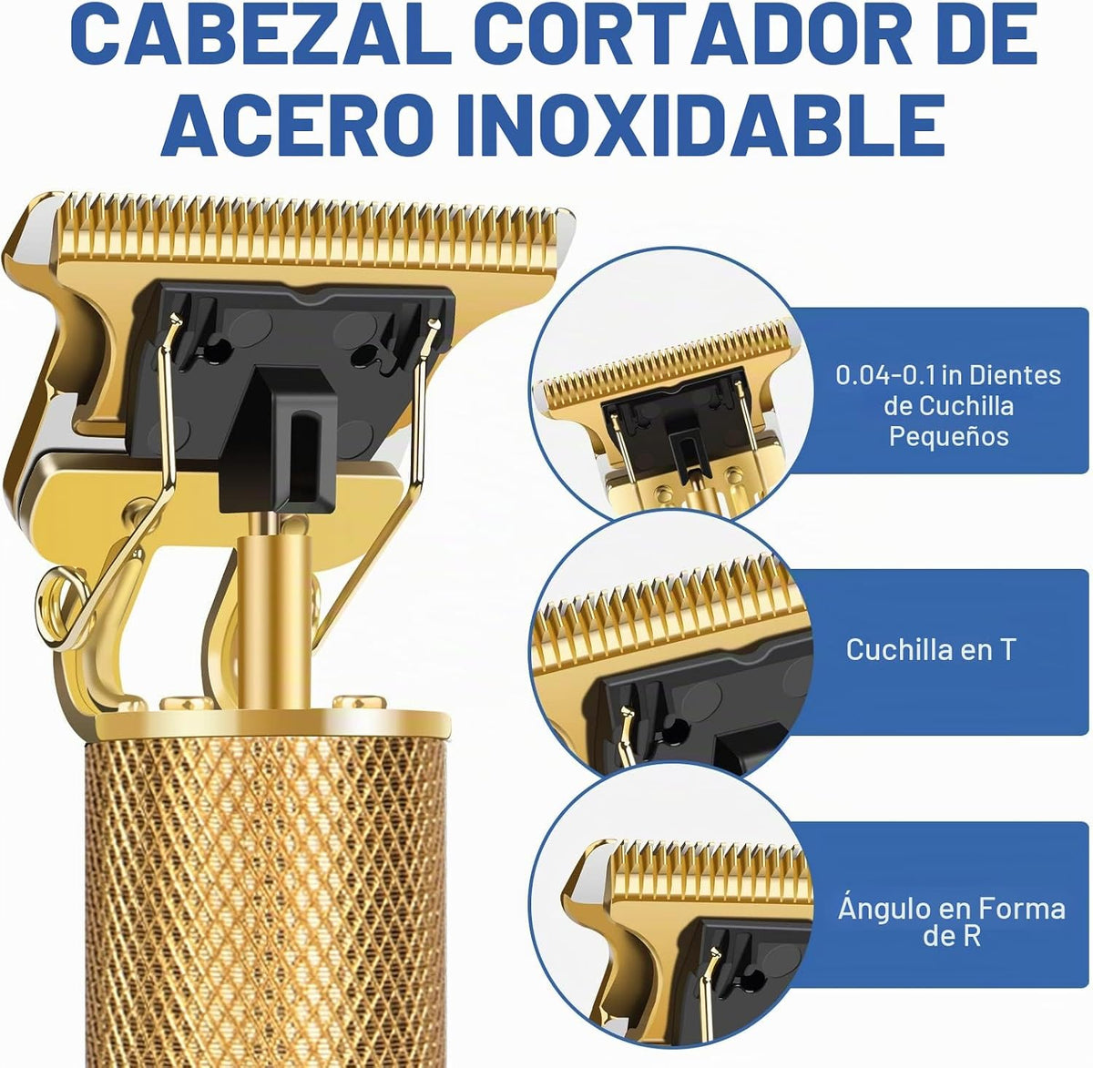 YOGINGO Cortadora de barba profesional para hombres, recortadora de...